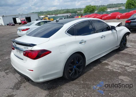 2018 Infiniti Q70 3.7X Luxe z USA, uszkodzony, nr VIN JN1BY1AR4JM220503